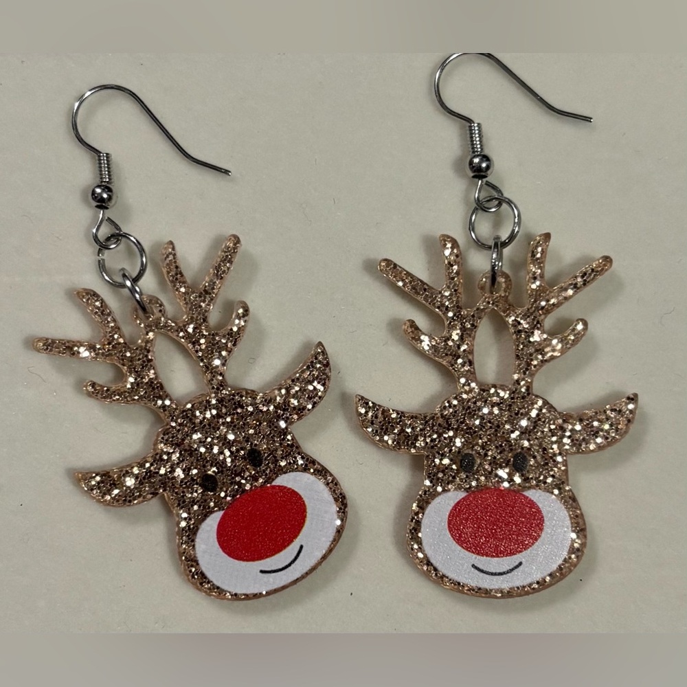 🎁Sparkling Reindeer Earrings